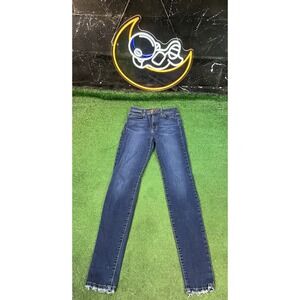 Joes Jeans Womens Size 25‎ Blue Denim Flawless Charlie High Rise Skinny Raw Hem